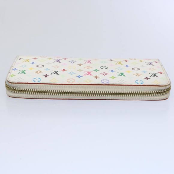 LOUIS VUITTON Monogram Multicolor Zippy Wallet White M60241 LV Auth yk9942 - Picture 5 of 16